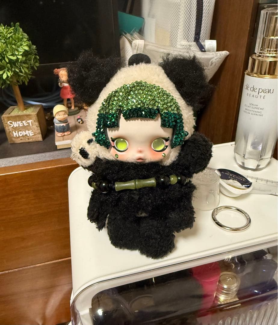 POPMART ポップマート　スカルパンダ lazy panda デコ キラキラ