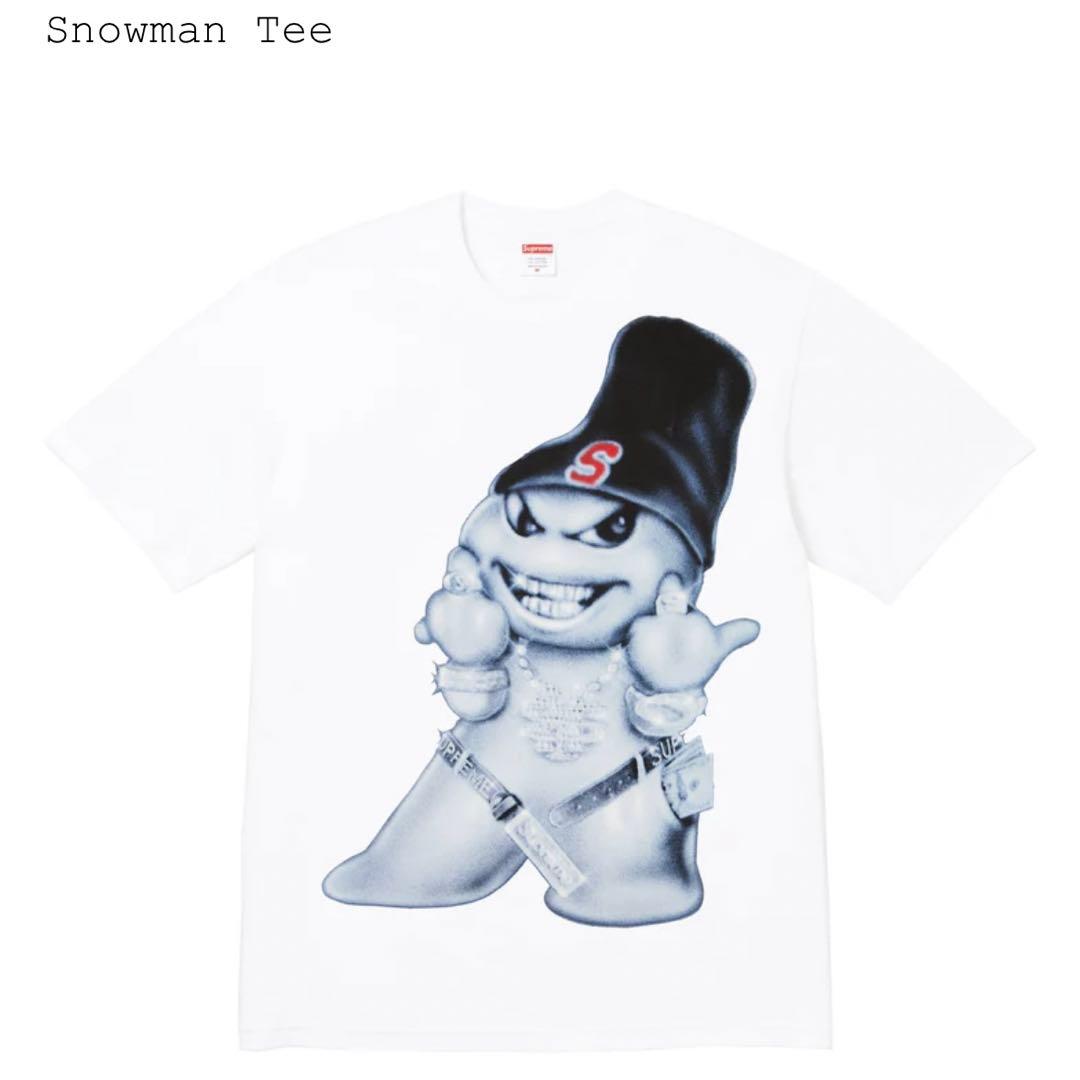 本物正規品 25FW Supreme man Tee 白 新品未使用