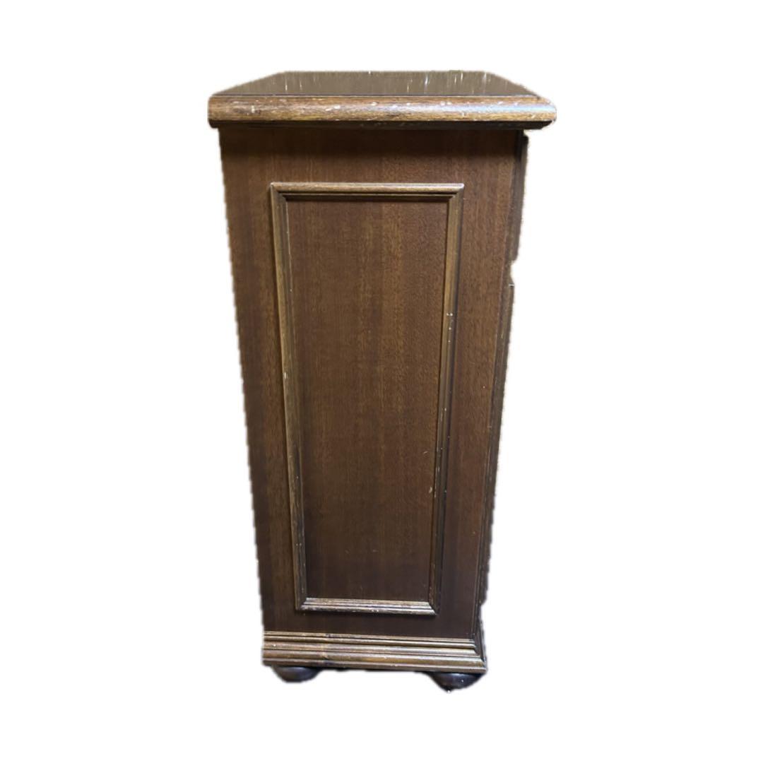 イタリア　象嵌細工　アンティーク　電話台　花台　サイドチェスト　ヴィンテージ家具