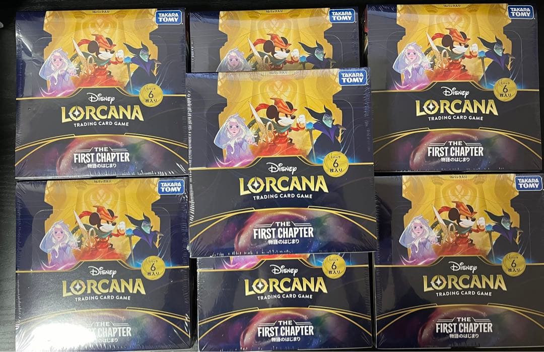 ディズニー　ロルカナTCG日本語版シュリ付き×7箱