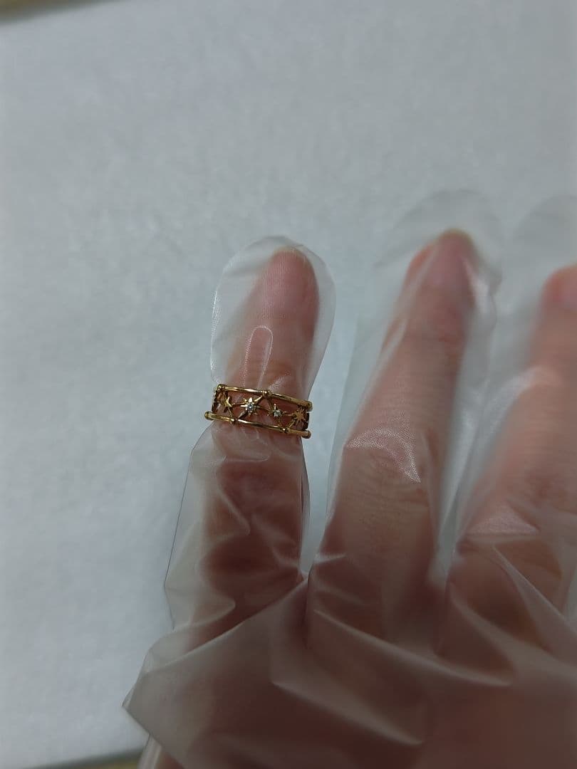 優*ん様 スタージュエリーK10 ピンキーリング 5号