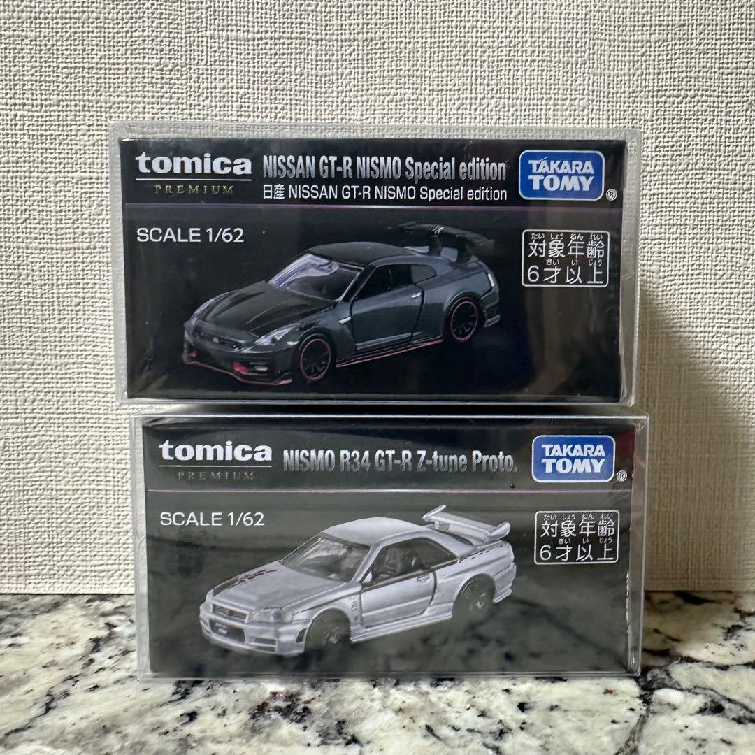 モビリティショー 限定トミカ 2台　NISMO R34 R35 GT-R