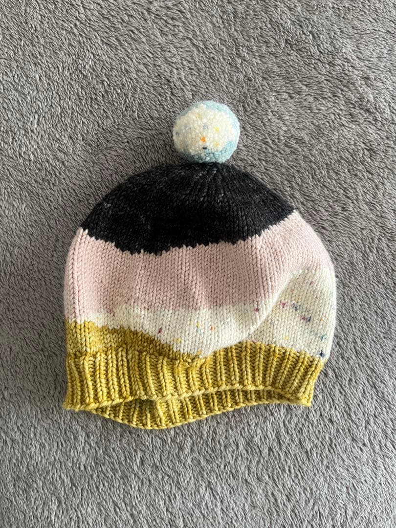 misha&puff ニットベレー帽　beret Landscape Tam