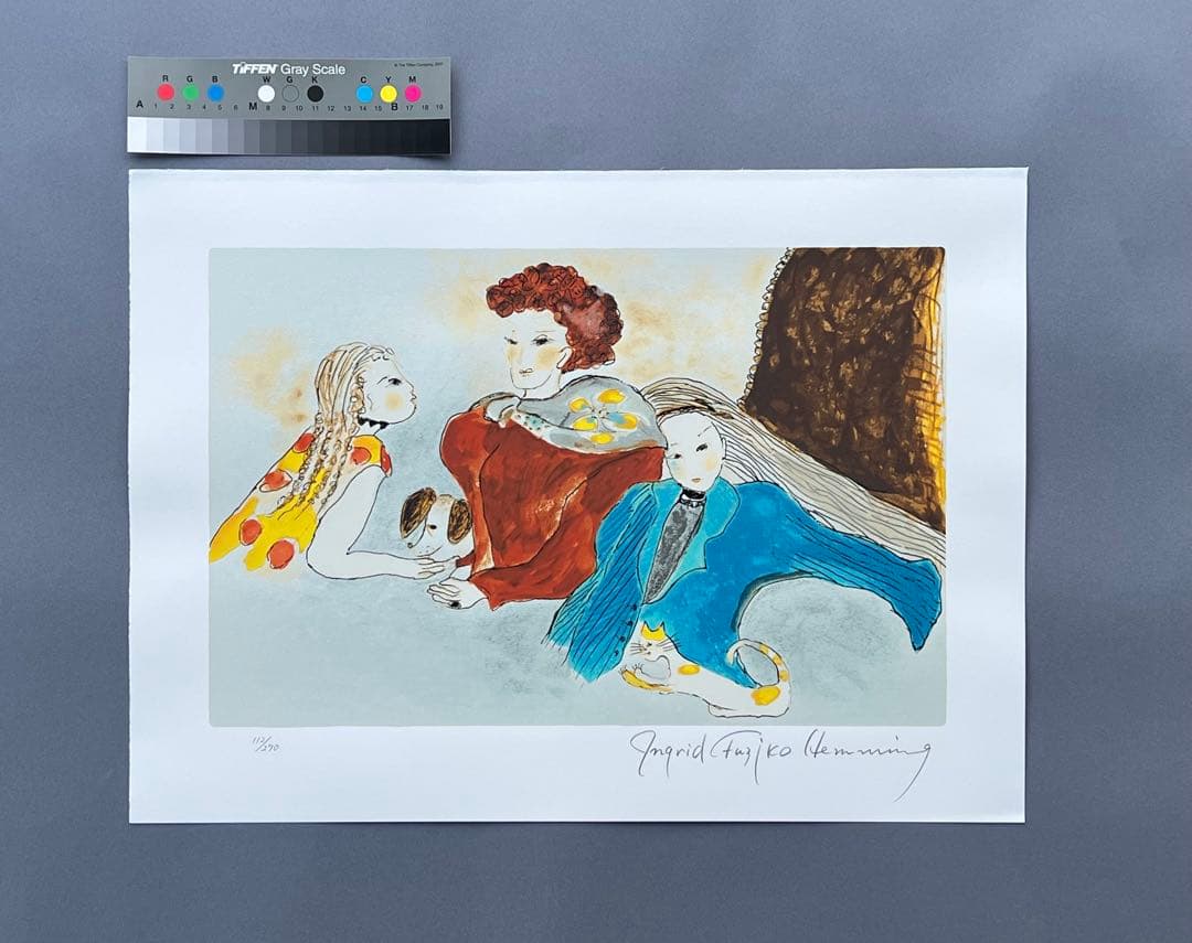 FujikoHemming真作版画フジコヘミングFuzjkoHemmingフジ子