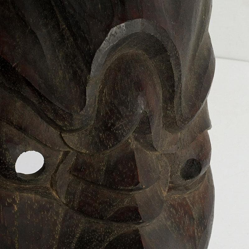時代木彫面　能面　烏天狗　獣面　神楽面　M　9597