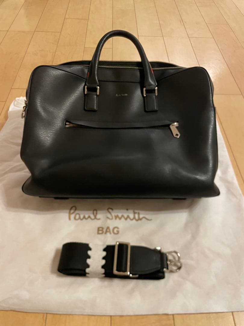 ポールスミス、ビジネスバッグ、黒
