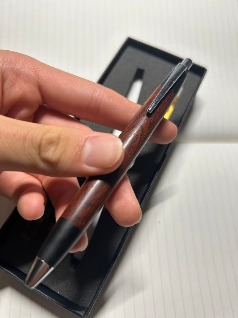 野原工芸スタンダードボールペン本店限定【紅木】変わり杢