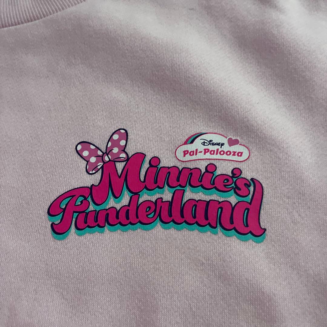 新品ミニー・パルパルーザ・トレーナーM〜L カチューシャ　 チョコレートバック