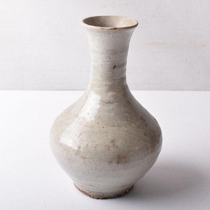 朝鮮美術　李朝　高麗白磁　長脛瓶　V　R8507