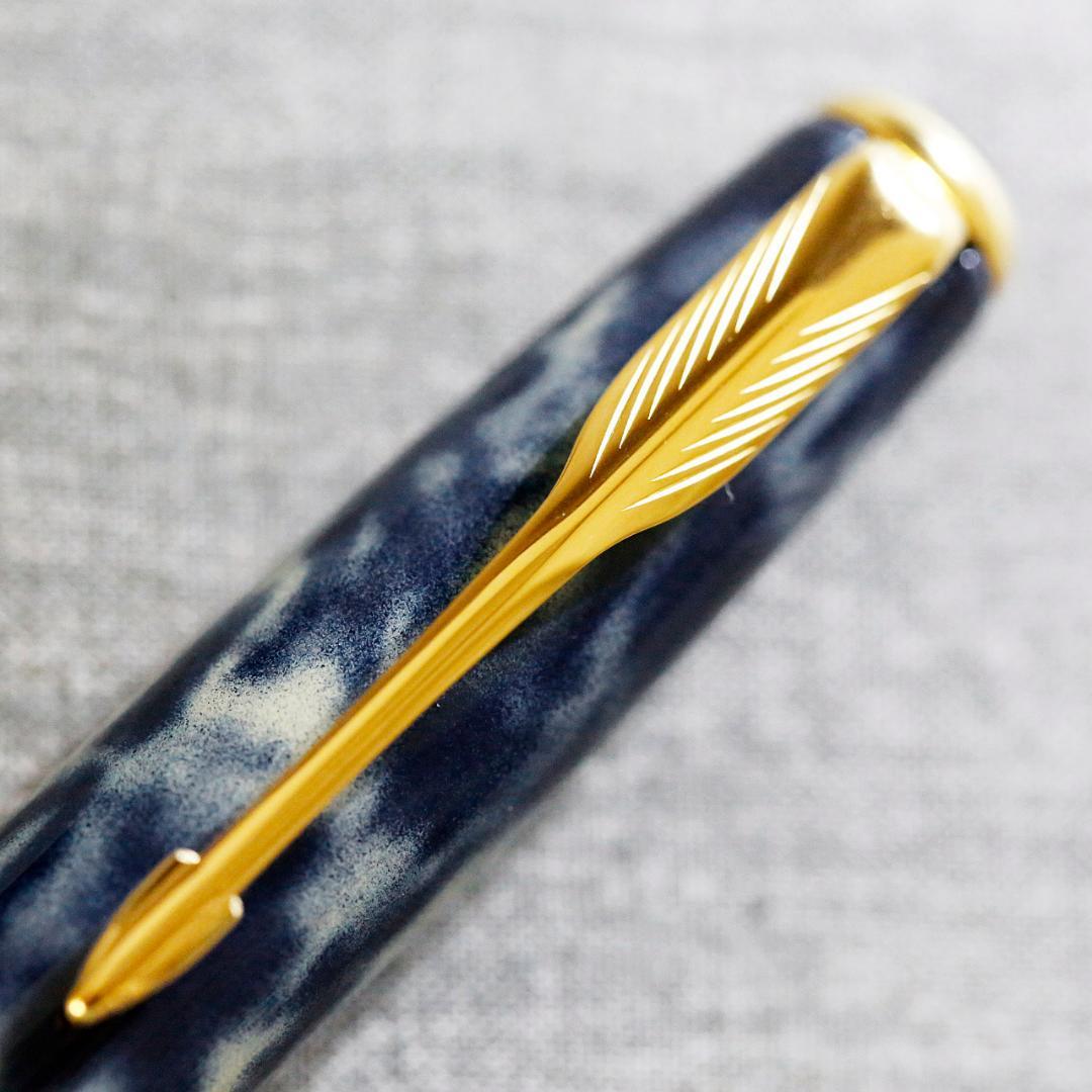 【美品 送料込み】パーカー 万年筆 ソネット インディゴ