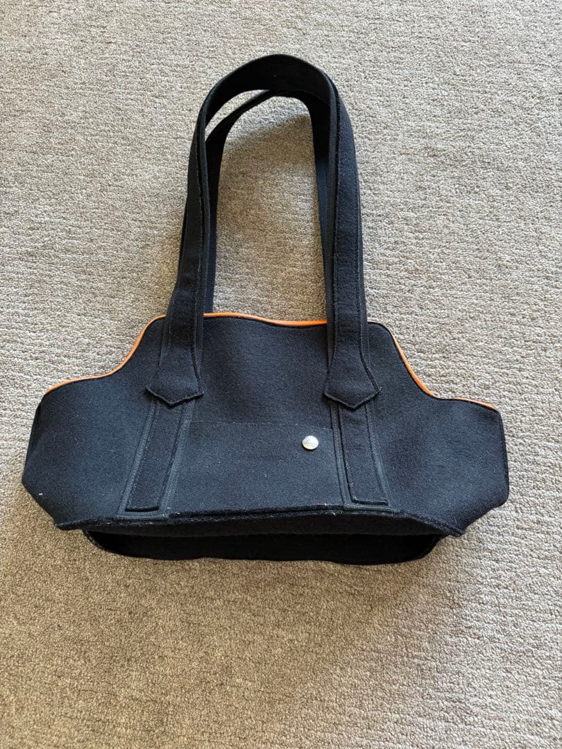 HERMES 　ペットキャリーバッグ　ドックバック　セリエ黒