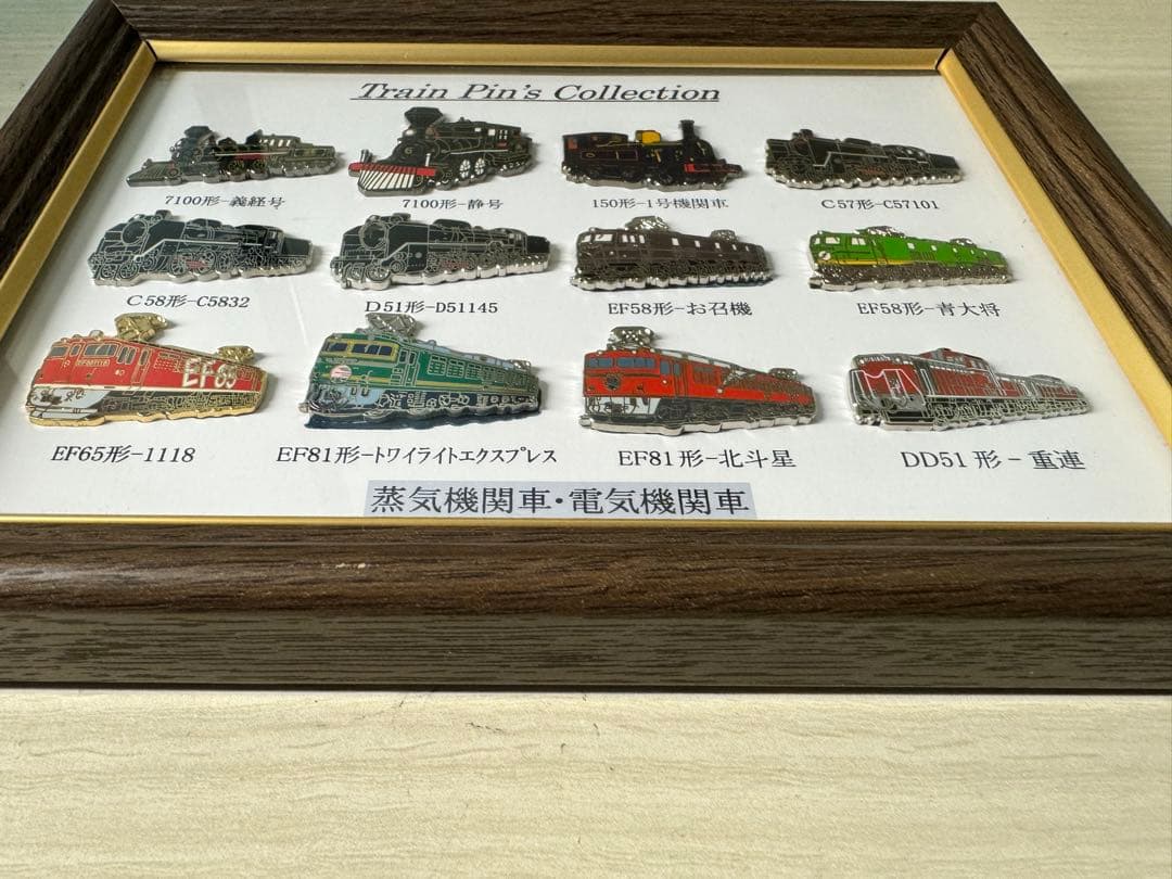 JR TrainPin'sCollection蒸気機関車・電気機関車ピンバッジ