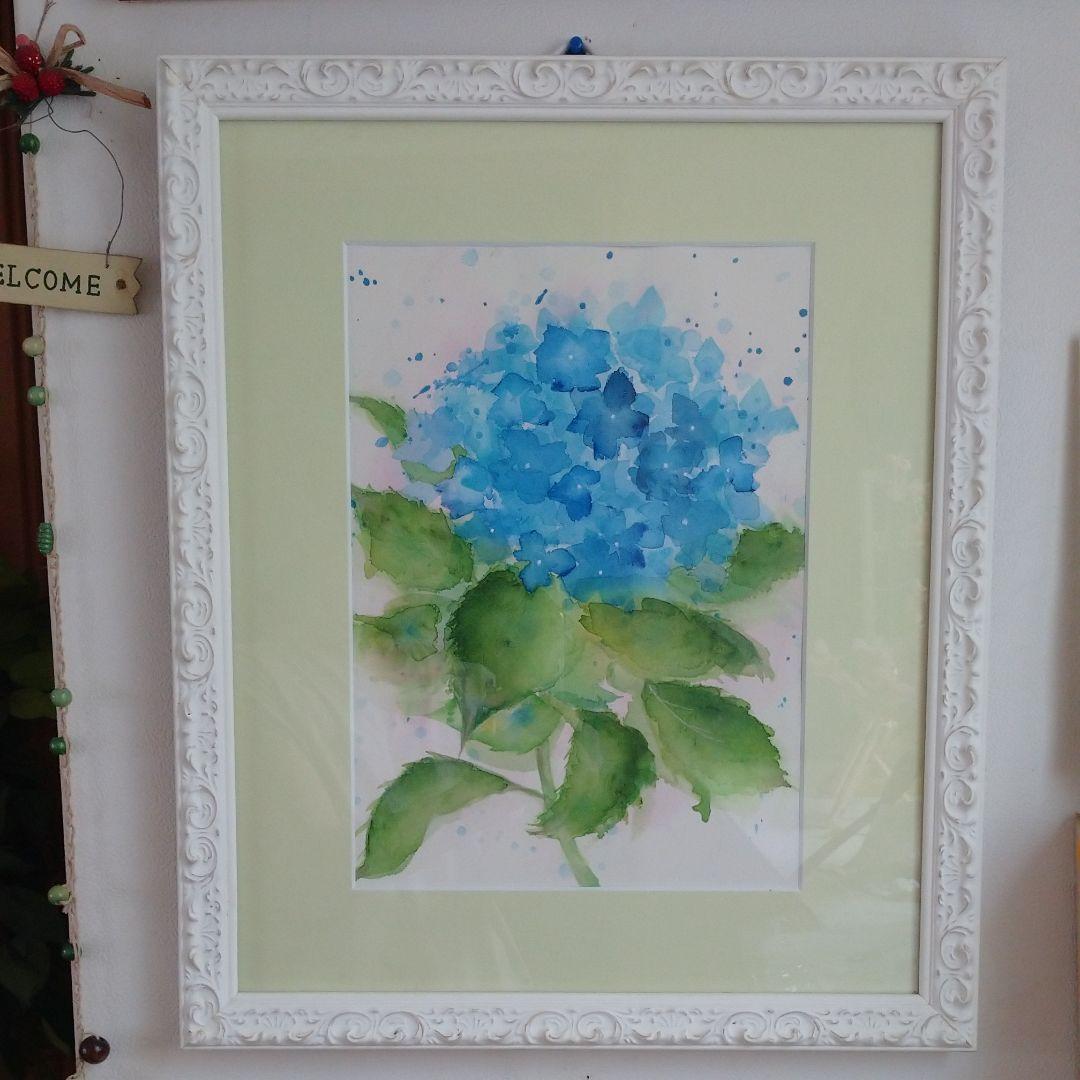 『弾む紫陽花』