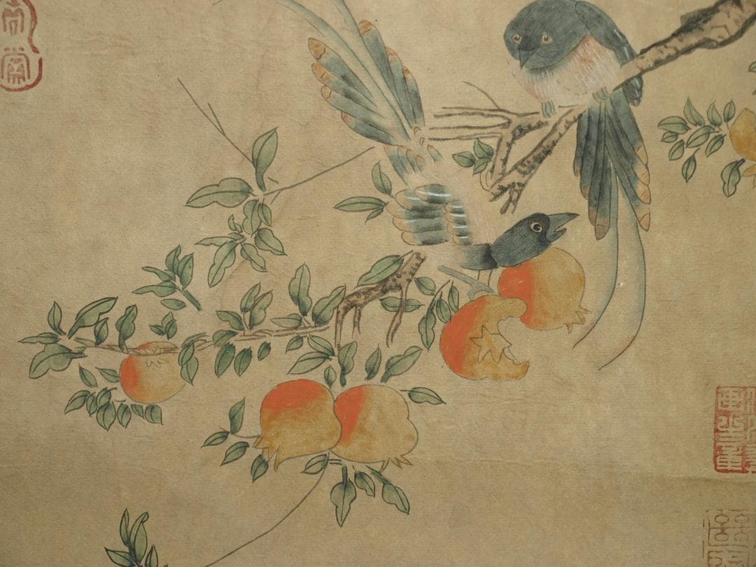 中国古美術 唐時代の人物図　肉筆絵　激安骨董品 BD312A13-2