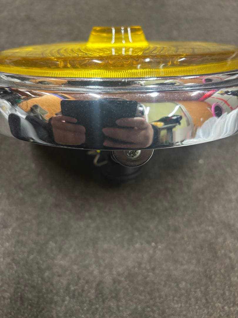 マーシャルヘッドライト　イエロー　デベソ　889汎用品　180パイ