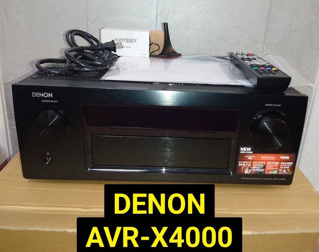 【美品・低使用頻度】DENON AVR-X4000 7.1ch AVアンプ