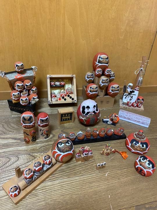 希少 だるま 大量 約50点 日本各地 1960年代 達磨 郷土玩具 民芸品