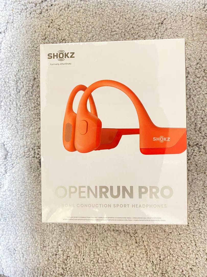 【新品未開封】Shokz OpenRun Pro 骨伝導イヤホン ピンク