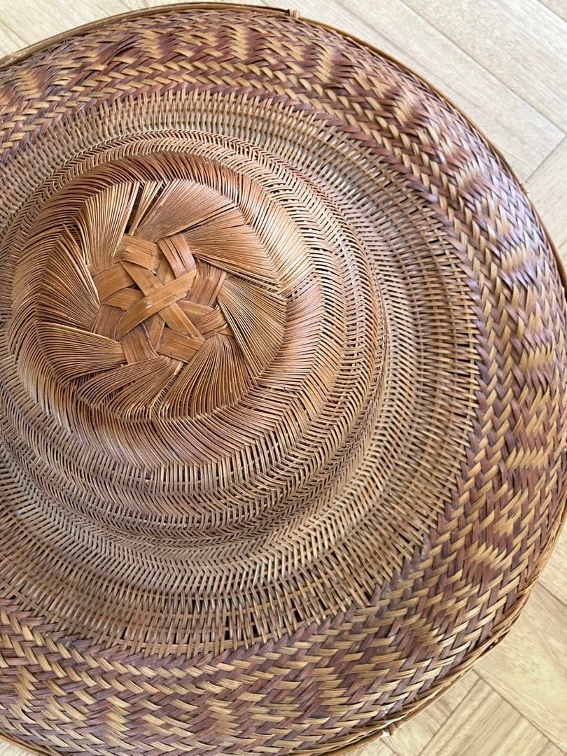 フランス ビンテージ 手編みの帽子