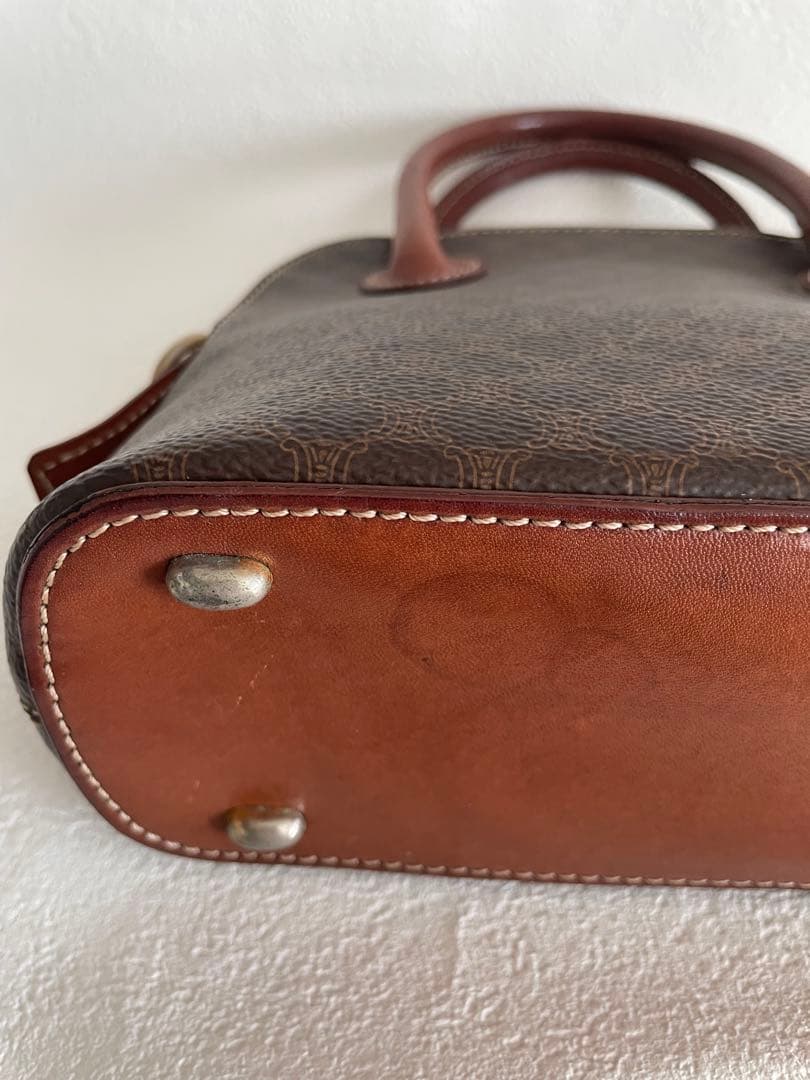 CELINE セリーヌ マカダム柄 ハンドバッグ ヴィンテージ　ジャンク