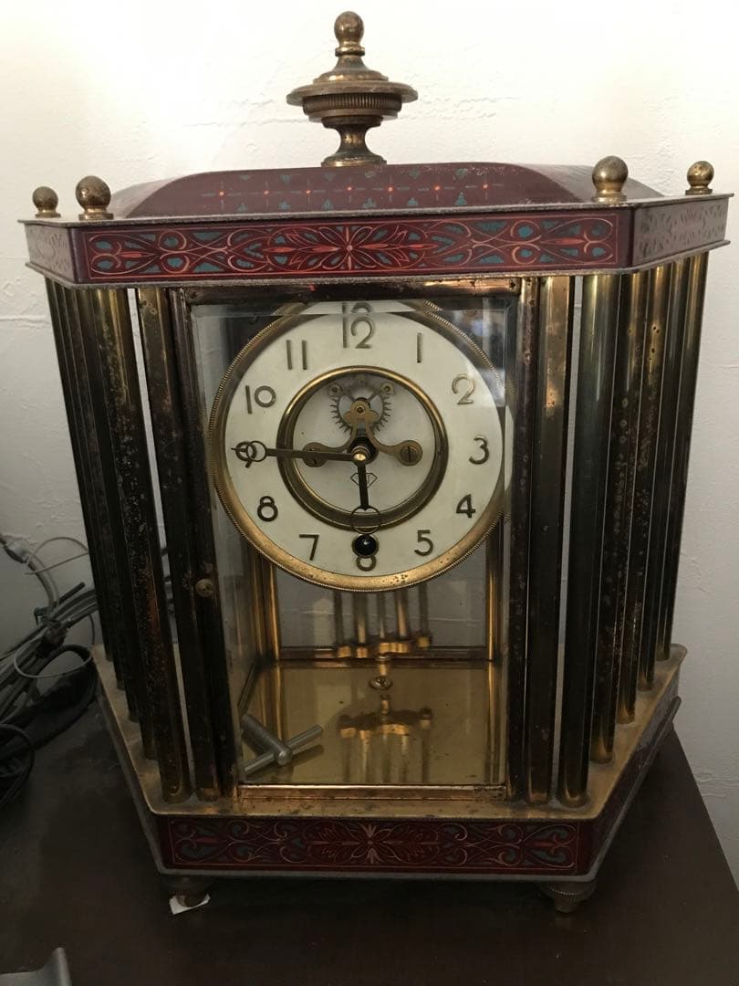 日本美術時計、置時計、ゼンマイ振り子時計