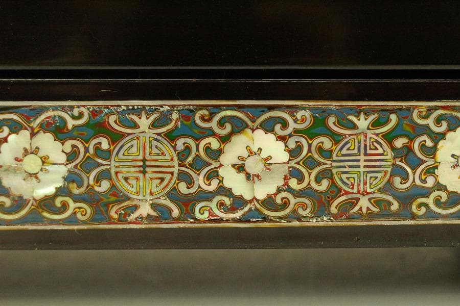 朝鮮 韓国 螺鈿 宝石箱 細密蝶模様(A850)