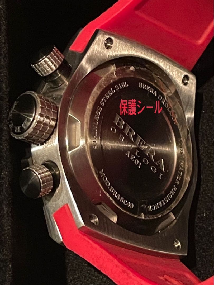 新品未使用 ブレラ オロロジ　スーパースポルティーボ　クロノグラフ