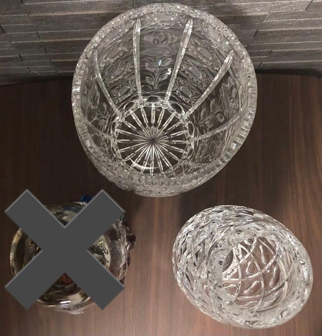 アンティーク レトロ ガラス花瓶 2点⭐︎美品⭐︎