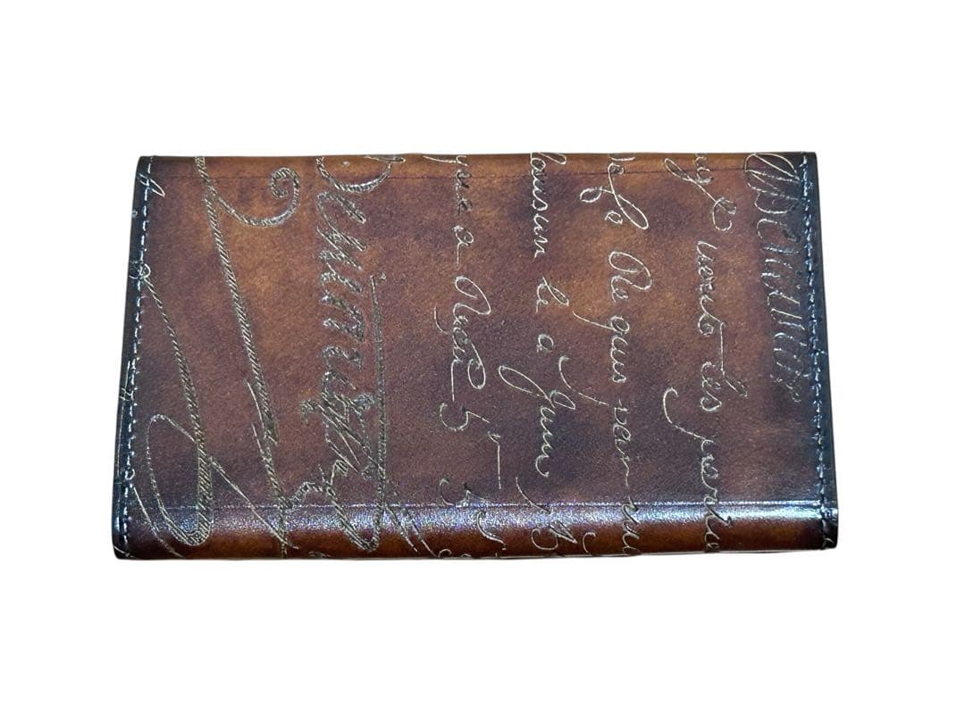 Berluti ベルルッティ　カリグラフィー　キーケース　キーホルダー　ブラウン