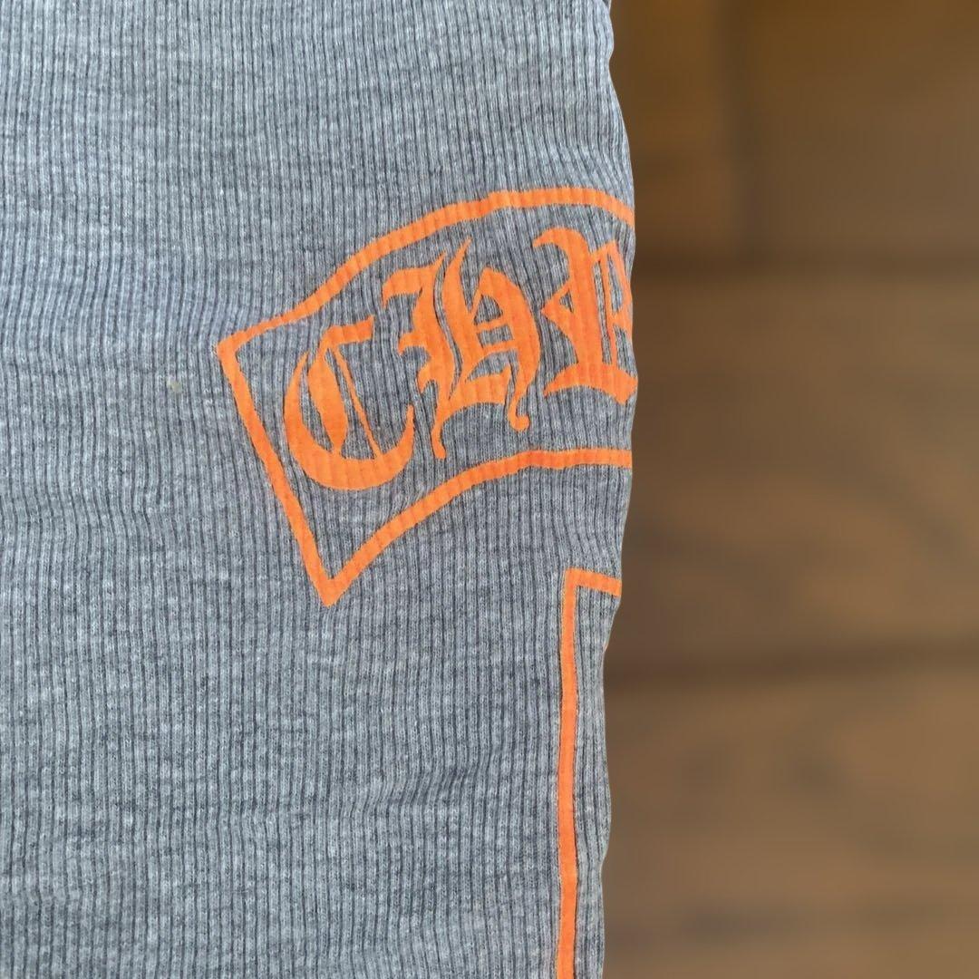 レア 正規 クロムハーツ 正規品　蛍光オレンジロゴ ビンテージ タンクトップ