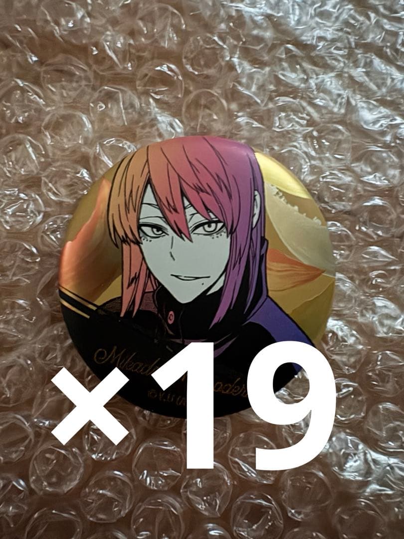 桃源暗鬼 メタリック缶バッジ 桃寺神門　19個セット