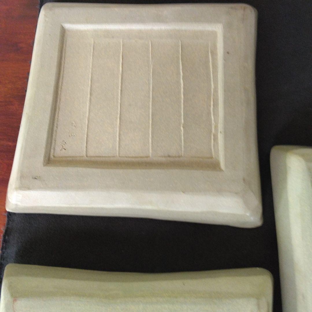 角皿　赤膚焼　正人