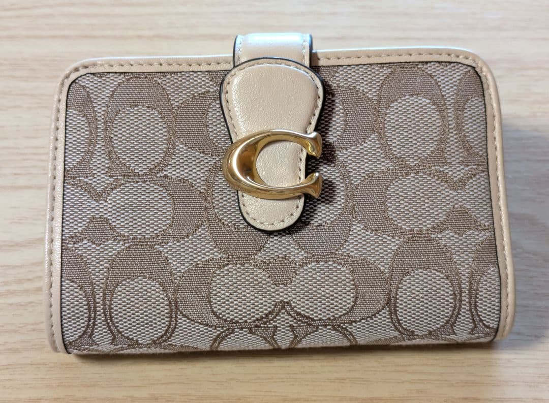 【COACH コーチ】 タビー ミディアム ウォレット 二つ折り財布 C金具