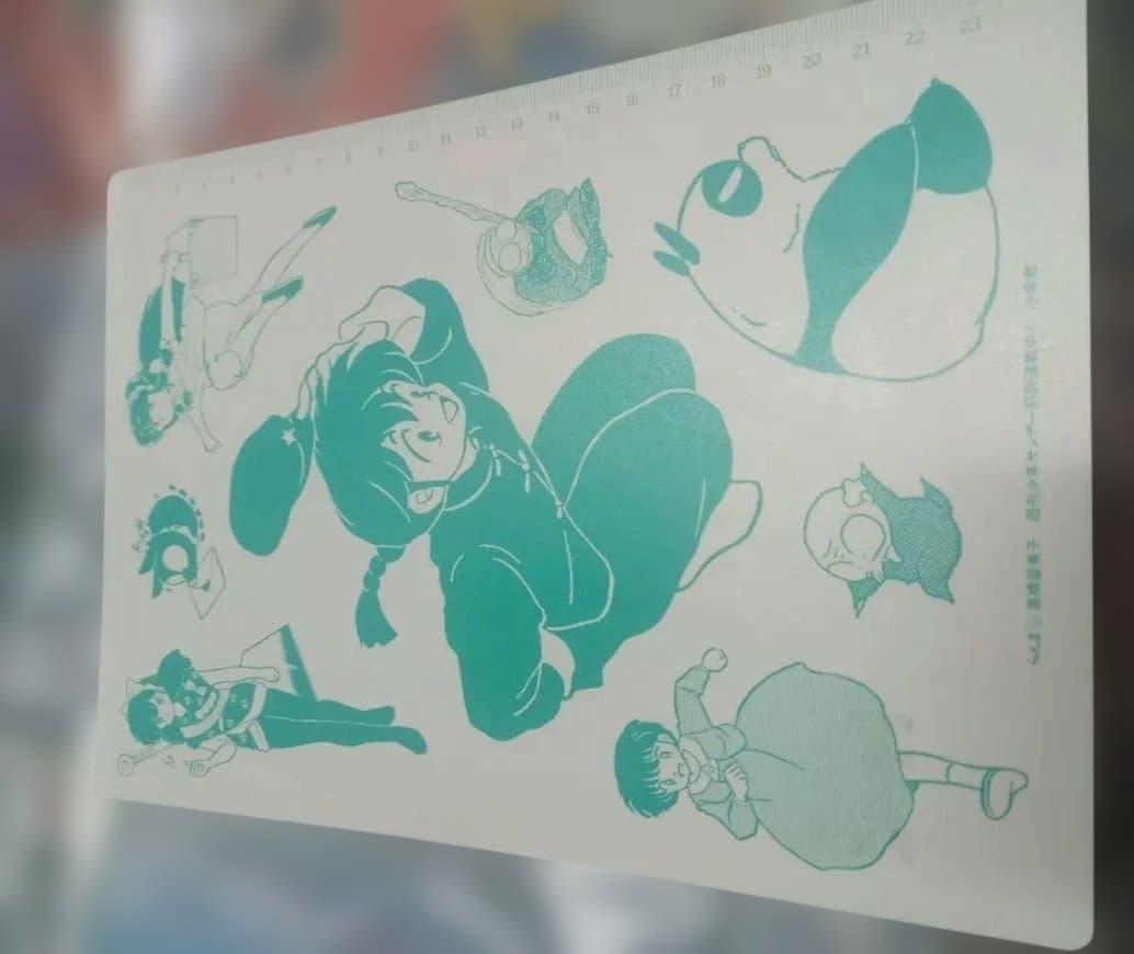 激レア☆当時☆らんま1/2☆下敷き☆24枚セット☆コミックフェア付☆ファイル付き