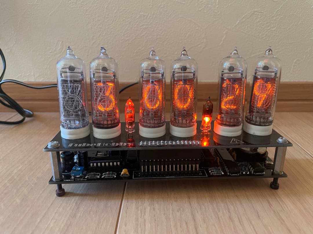 【ジャンク】ニキシー管時計