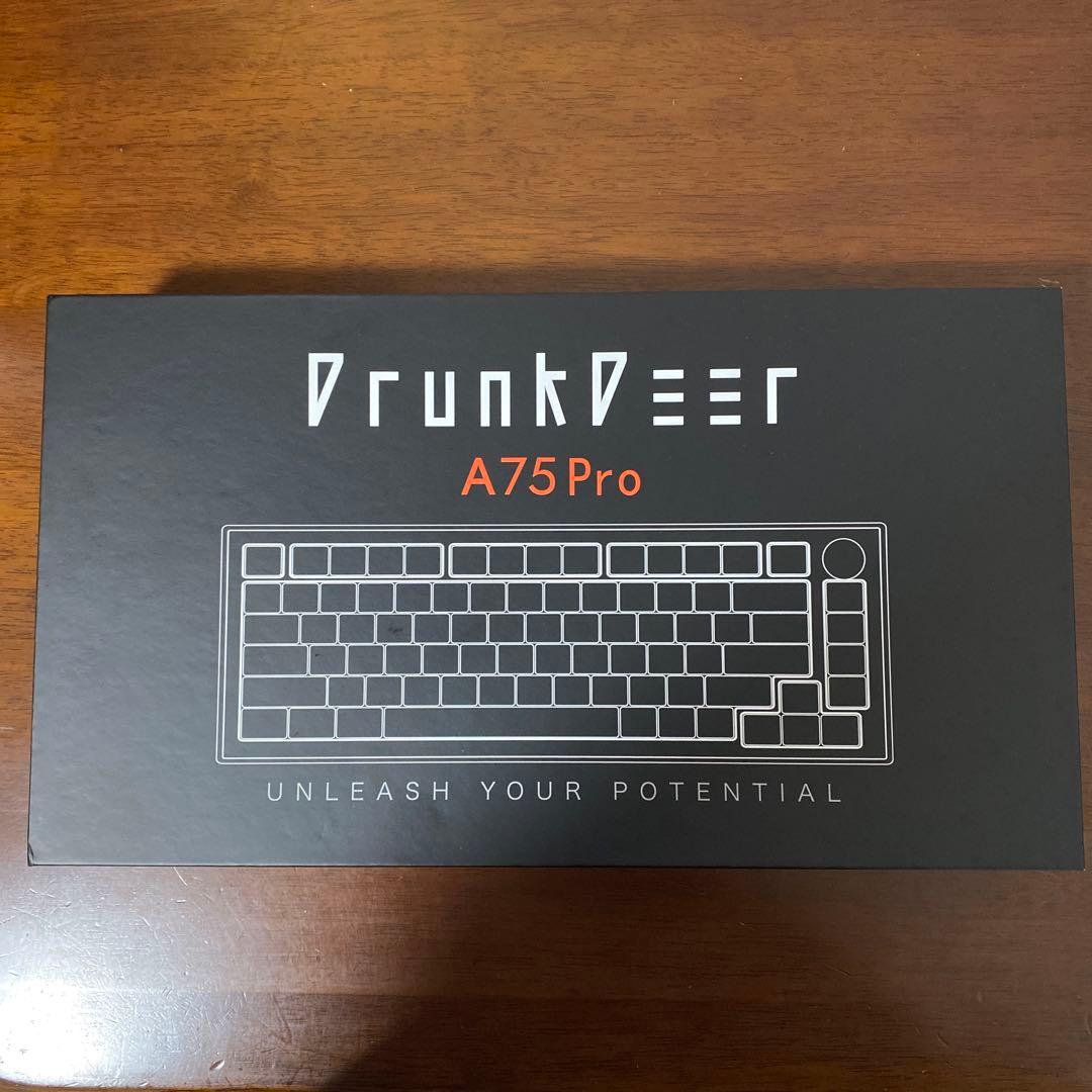 DrunkDeer A75 Pro ラピッドトリガーキーボード ホワイト