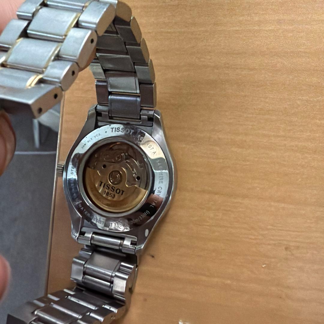 TISSOT 自動巻き腕時計 ブラック