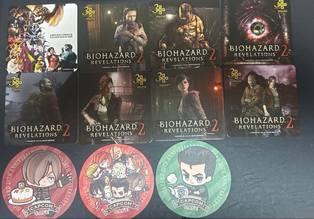 BIOHAZARD リベレーションズ2 カプコンバー 非売品 コースター 他