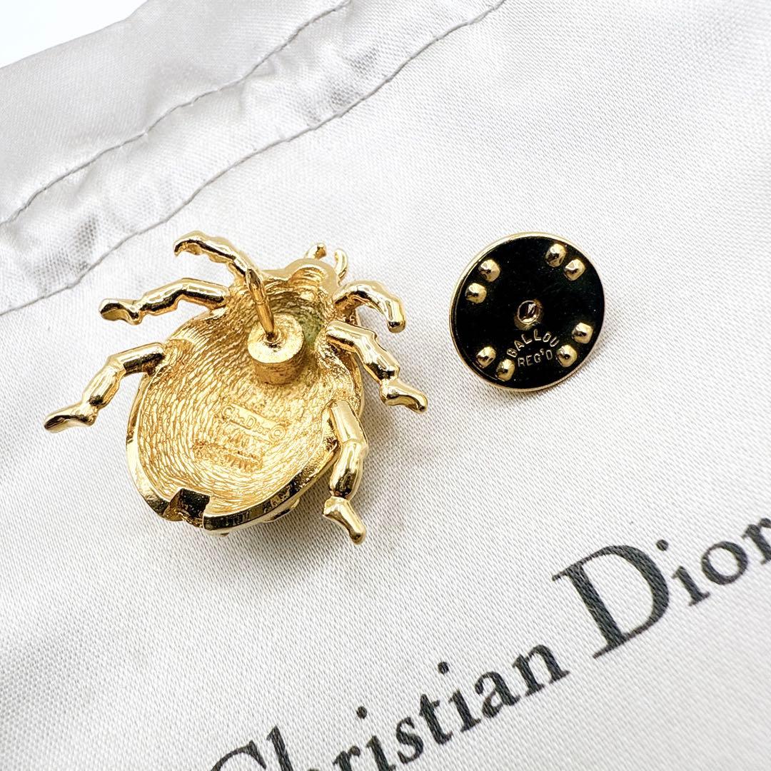 2592 Germany製✨Dior　ブローチ　CD　ロゴ　希少　刻印
