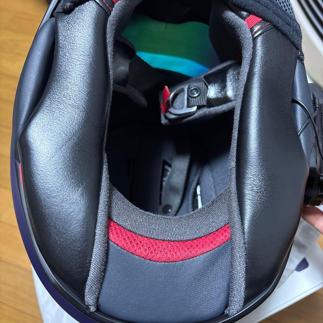 SHOEI Z-8 フルフェイスヘルメット マットブルー ビーコムワン付き