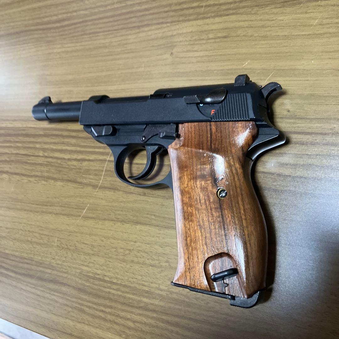 マルゼン　ワルサーp38ガスブローバック木製グリップ付き