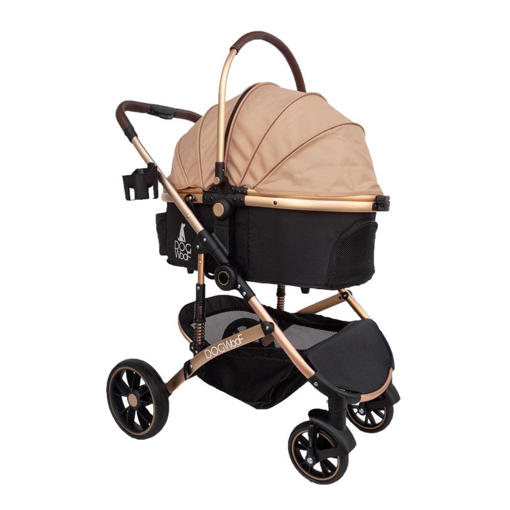 ⑫ DOGWooF ペットカート 犬 分離式 対面式 小型犬 中型犬 ベージュ