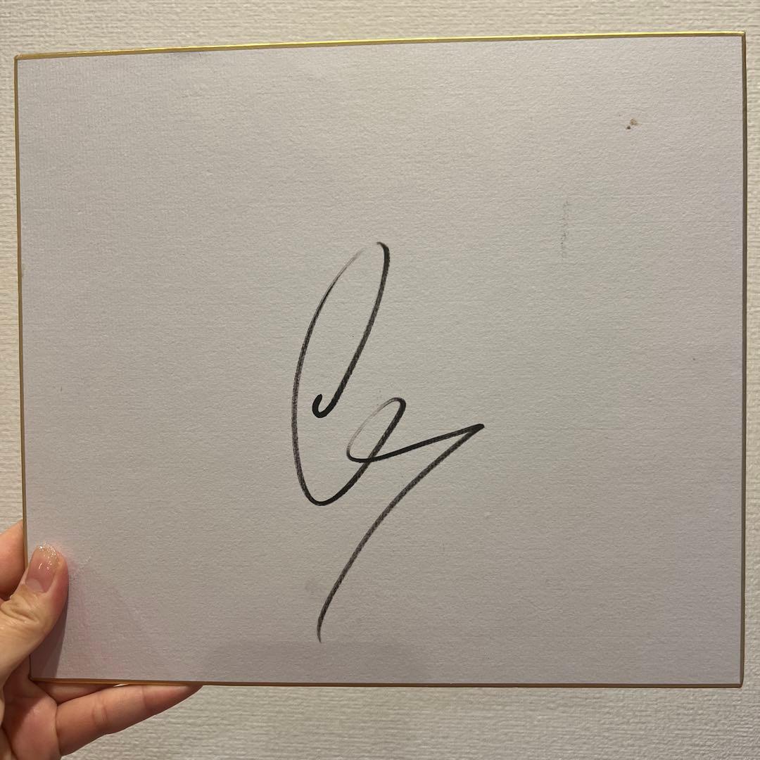 証拠ありフェラーリ　ルイスハミルトン　サイン色紙