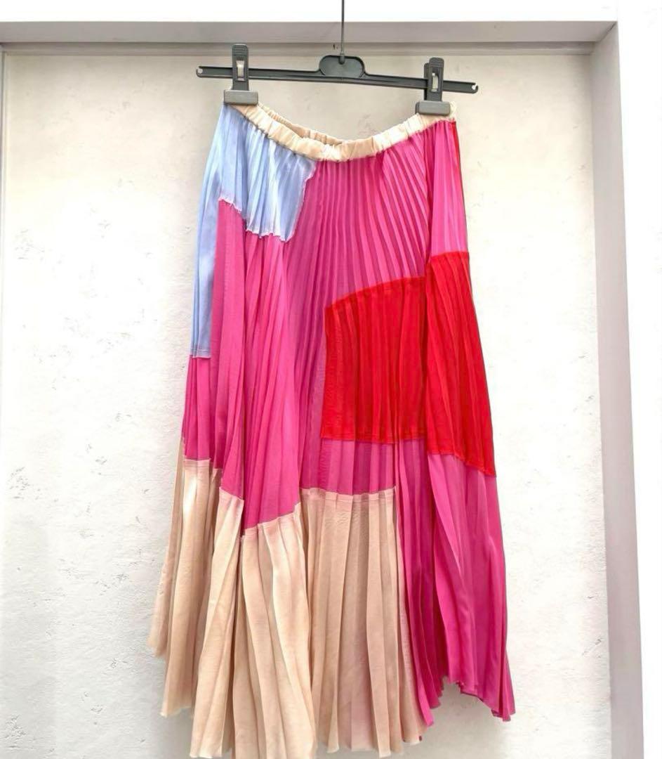 セール⚫︎MARNI⚫︎パッチワークプリーツスカート 14Y