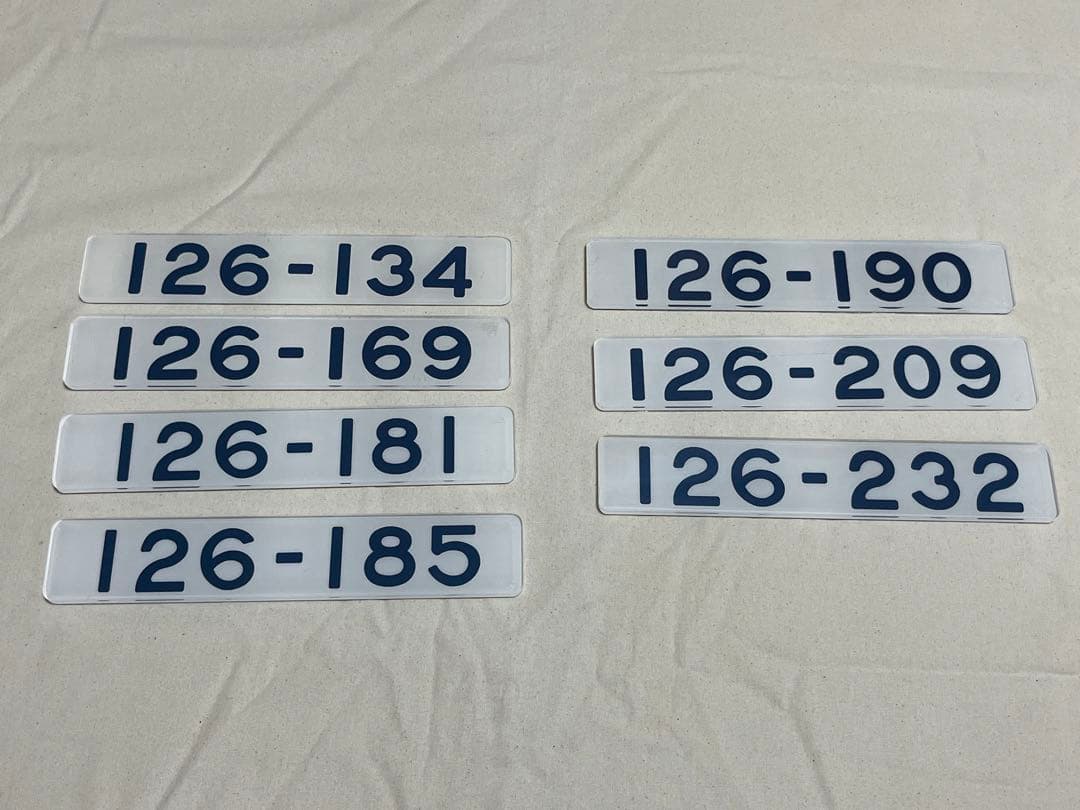 鉄道部品　形式板　100系