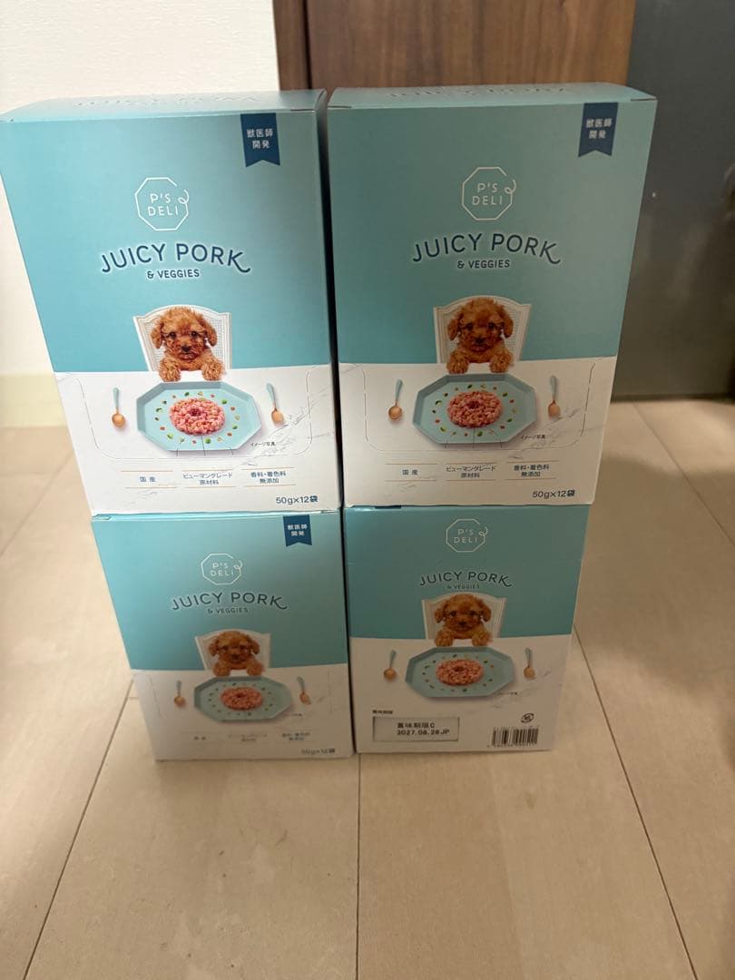 ペッツファースト 犬用 ジューシーポーク ウェットフード 4箱セット