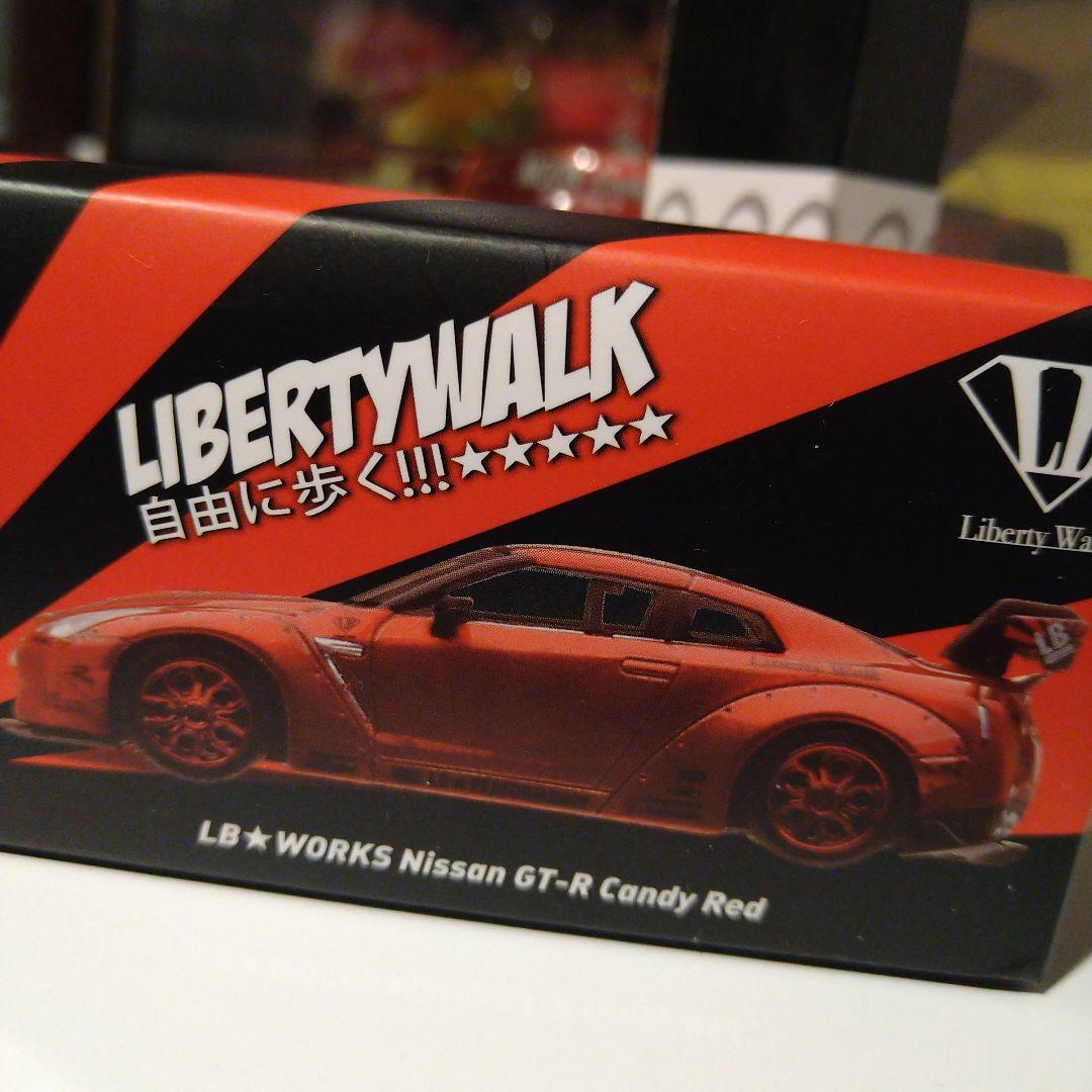 ミニgt リバティウォーク ニッサン GT-R キャンディレッド 開封美品