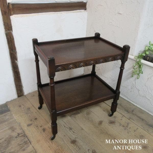 訳あり イギリス アンティーク 家具 キッチンワゴン トロリー 英国 6892d