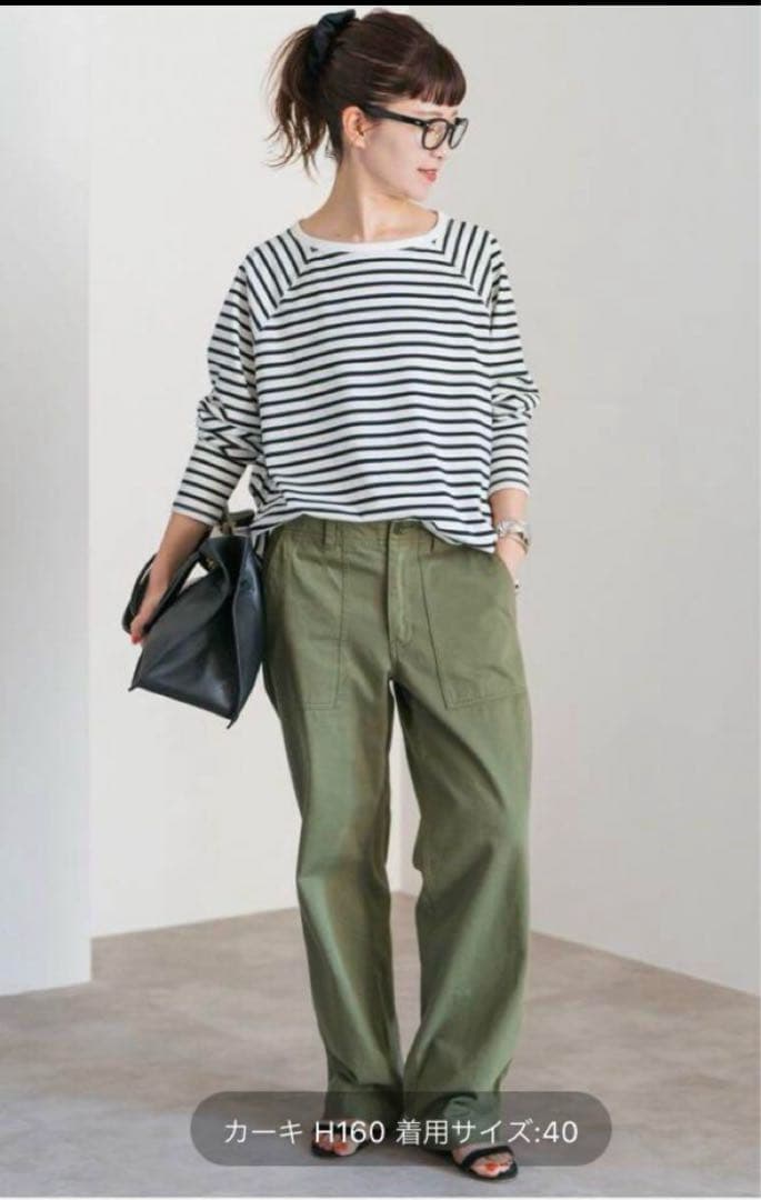 美品✨スピックアンドスパン ルーズベイカーパンツ 希少サイズ40