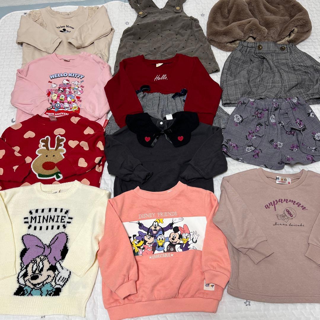 ら*@様 女の子　秋冬服　まとめ売り　90〜95サイズ　50点以上　おまけ付き
